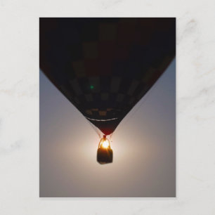 Hot-luchtballon, ballonest, Olathe, Kansas, Sun Briefkaart