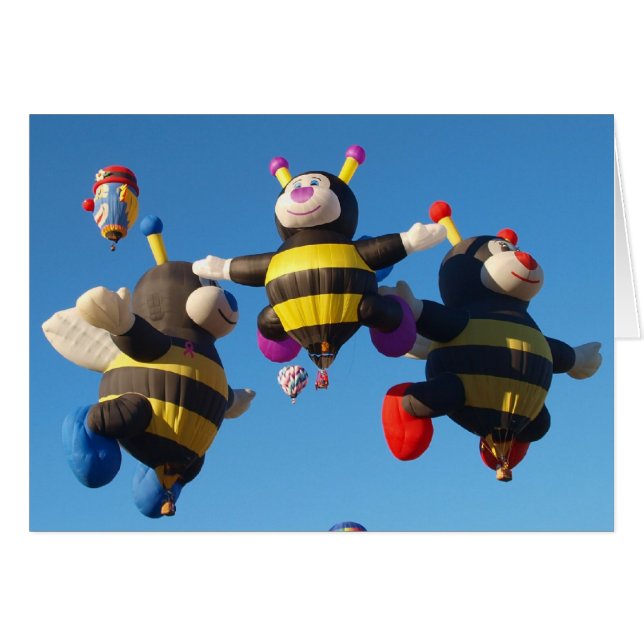 Hot-luchtballon - ballonvaren (Voorkant Horizontaal)