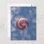 Hot-luchtballon Briefkaart (Voorkant / Achterkant)