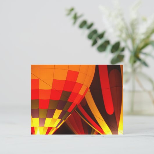 Hot-luchtballon Briefkaart (Staand voorkant)