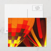 Hot-luchtballon Briefkaart (Voorkant / Achterkant)