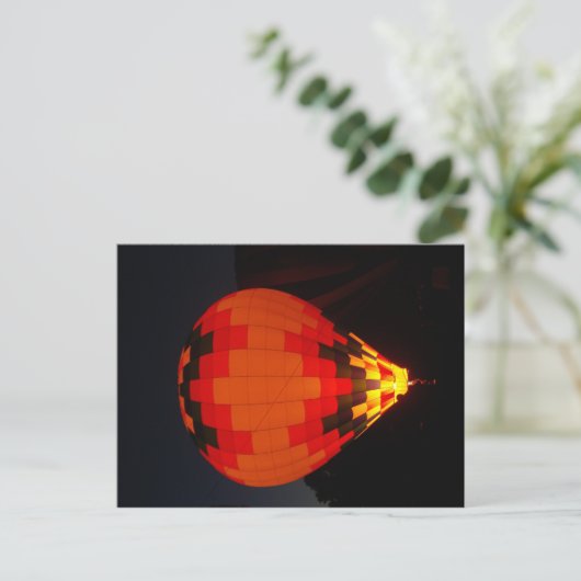Hot-luchtballon Briefkaart (Staand voorkant)