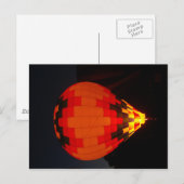 Hot-luchtballon Briefkaart (Voorkant / Achterkant)