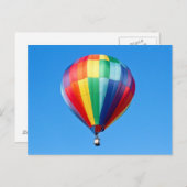Hot-luchtballon Briefkaart (Voorkant / Achterkant)