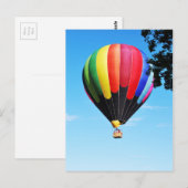 Hot-luchtballon Briefkaart (Voorkant / Achterkant)