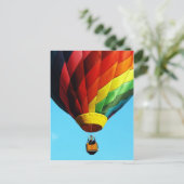 Hot-luchtballon - Briefkaart (Staand voorkant)