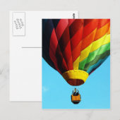 Hot-luchtballon - Briefkaart (Voorkant / Achterkant)
