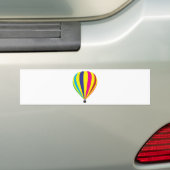 Hot-luchtballon Bumpersticker (Op auto)