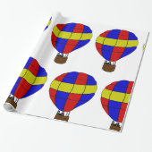 Hot-luchtballon Cadeaupapier (Uitgerold)