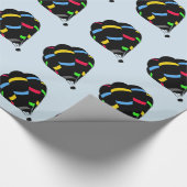 Hot-luchtballon Cadeaupapier (Hoek)