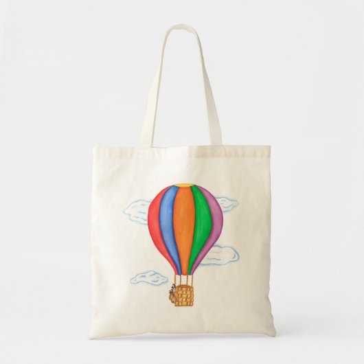 Hot-luchtballon - Canvas tas (Voorkant)