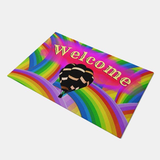 Hot-luchtballon Deurmat (Schuin)