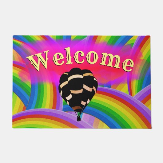 Hot-luchtballon Deurmat (Voorkant)