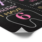 Hot-luchtballon, eerste jaarbord poster (Hoek)