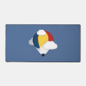 Hot-luchtballon en potlood bureaumat (Voorkant)