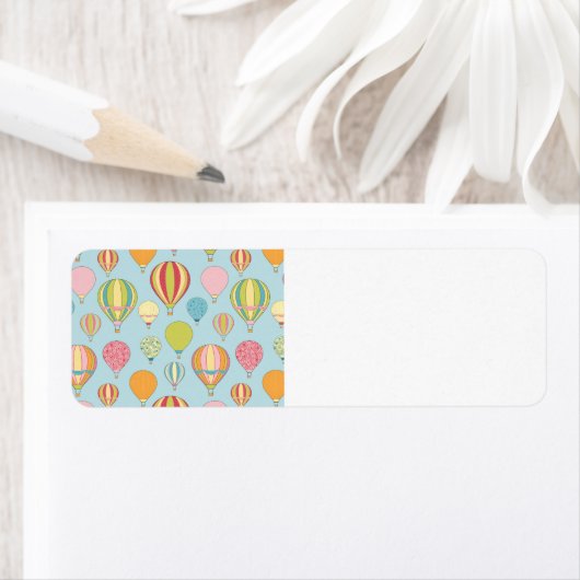 Hot-luchtballon Etiket (Insitu)