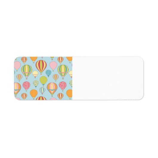 Hot-luchtballon Etiket (Voorkant)