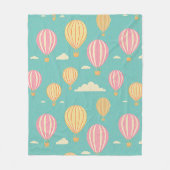 Hot-luchtballon Fleece Deken (Voorkant)