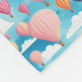 Hot-luchtballon Fleece Deken (Hoek)