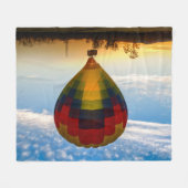Hot-luchtballon Fleece Deken (Voorkant (Horizontaal))
