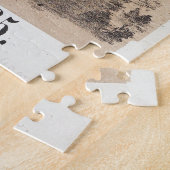  hot-luchtballon, Franse reisposter Legpuzzel (Zijkant)