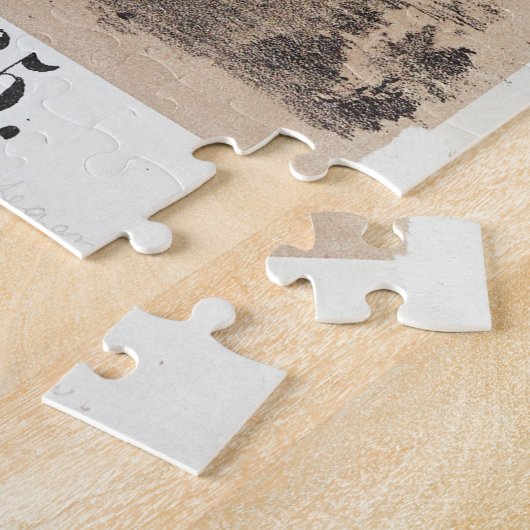  hot-luchtballon, Franse reisposter Legpuzzel (Zijkant)