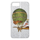 Hot-luchtballon, groen Case-Mate iPhone case (Achterkant)