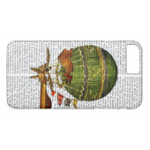 Hot-luchtballon, groen Case-Mate iPhone case (Achterkant (Horizontaal))