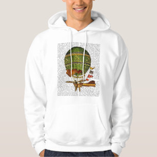 Hot-luchtballon, groen hoodie