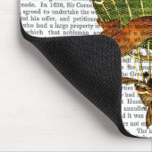 Hot-luchtballon, groen muismat (Hoek)