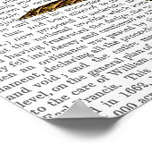 Hot-luchtballon, groen poster (Hoek)