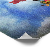 Hot-luchtballon | Herfst in de lucht Poster (Hoek)