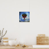 Hot-luchtballon | Herfst in de lucht Poster (Keuken)