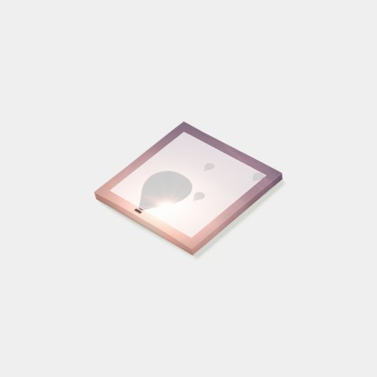 Hot-luchtballon in Goreme Post-it® Notes (Schuin)