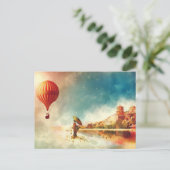 Hot-luchtballon in Japan Briefkaart (Staand voorkant)