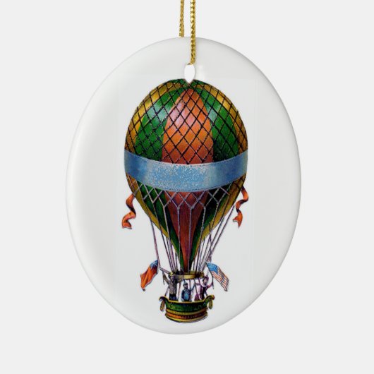 Hot-luchtballon Keramisch Ornament (Rechts)
