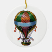 Hot-luchtballon Keramisch Ornament (Voorkant)