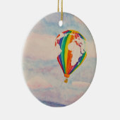 Hot-luchtballon Keramisch Ornament (Rechts)