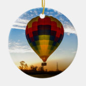Hot-luchtballon Keramisch Ornament (Voorkant)
