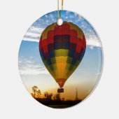 Hot-luchtballon Keramisch Ornament (Links)