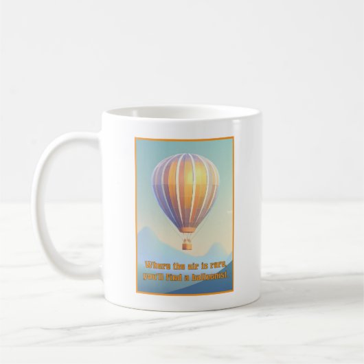 Hot-luchtballon Koffiemok (Links)