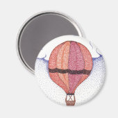 Hot-luchtballon Magneet (Voorkant / Achterkant)