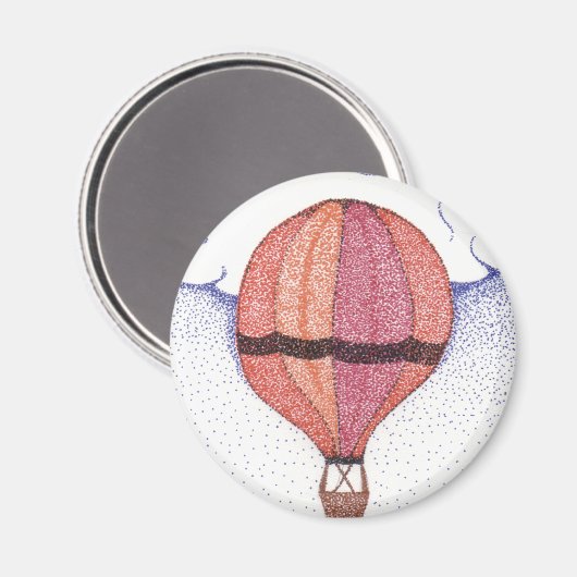 Hot-luchtballon Magneet (Voorkant / Achterkant)