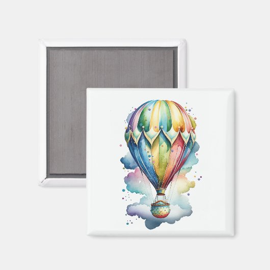 Hot-luchtballon Magnet (Voorkant / Achterkant)
