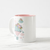 Hot-luchtballon met twee tonijnen Mok (Voorkant links)