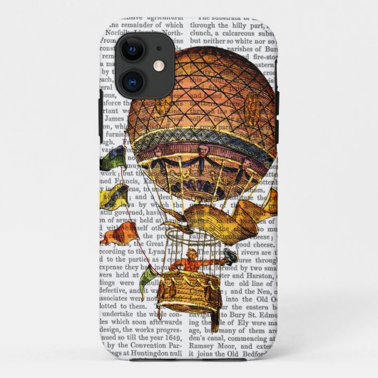 Hot-luchtballon met vlaggen Case-Mate iPhone case (Achterkant)