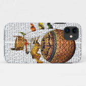 Hot-luchtballon met vlaggen Case-Mate iPhone case (Achterkant (horizontaal))