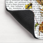 Hot-luchtballon met vlaggen muismat (Hoek)