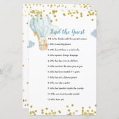 Hot-luchtballon Oerwoud Zoek het gastspel (Voorkant / Achterkant)