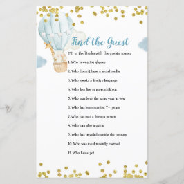 Hot-luchtballon Oerwoud Zoek het gastspel